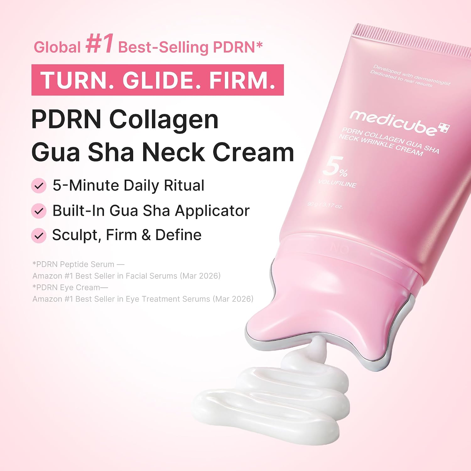 medicube PDRN Collagen Gua Sha Neck Wrinkle Cream - Imagen 2