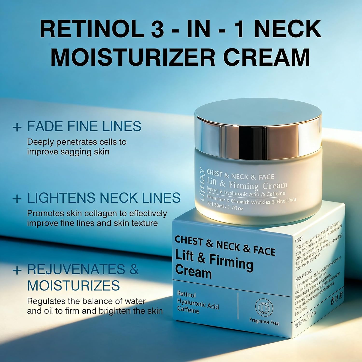 UJhay Retinol Neck Cream - Image 3