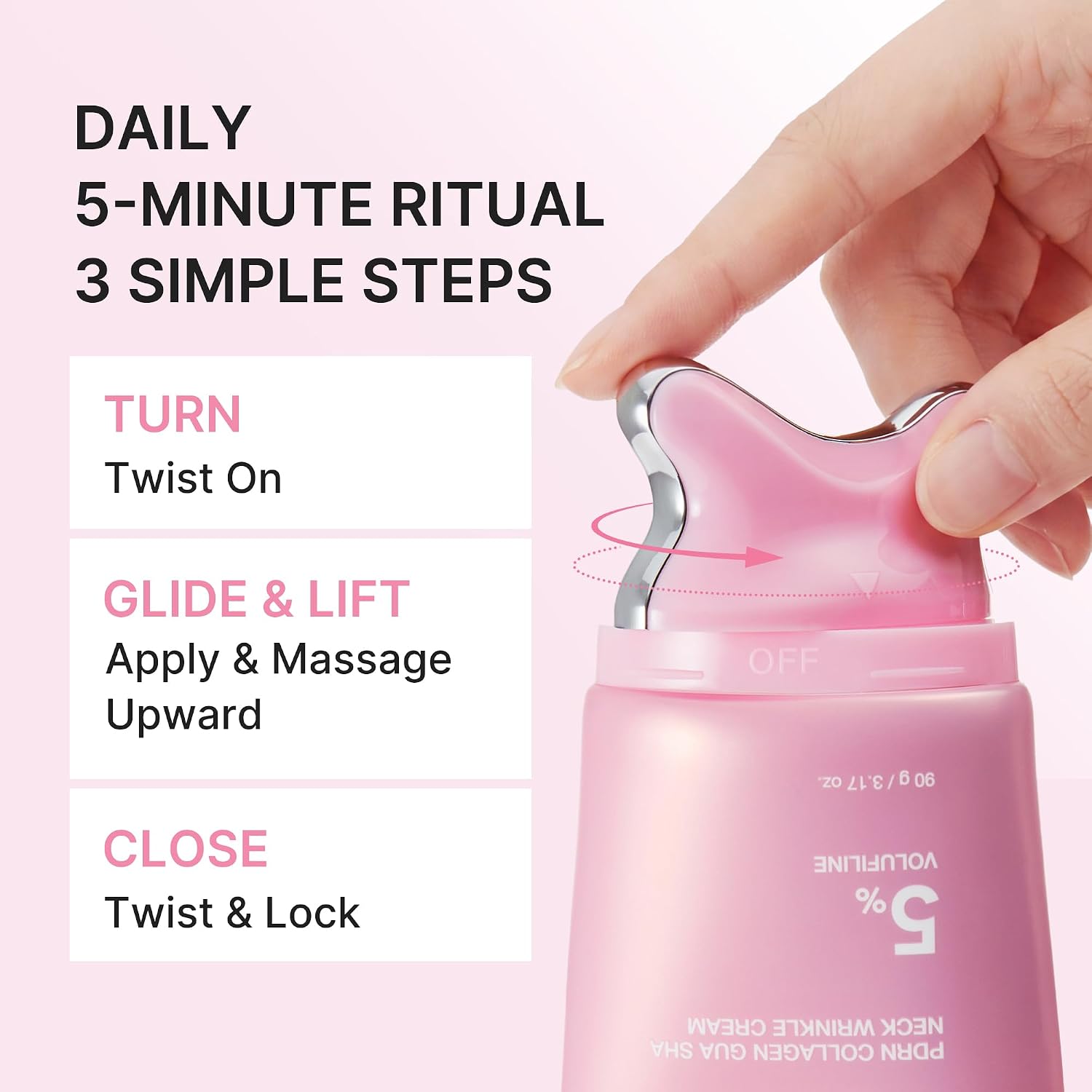 medicube PDRN Collagen Gua Sha Neck Wrinkle Cream - Imagen 7